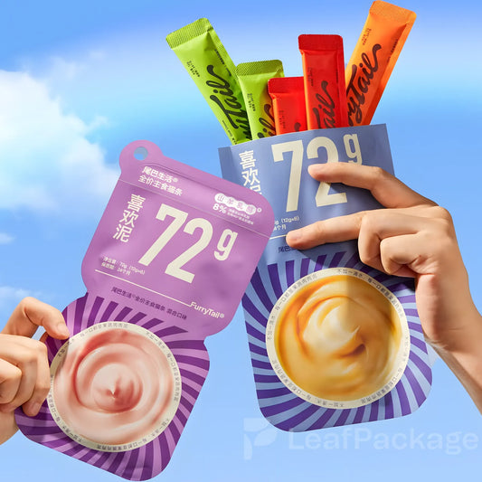 Custom Shaped Pet Food Packaging Bags