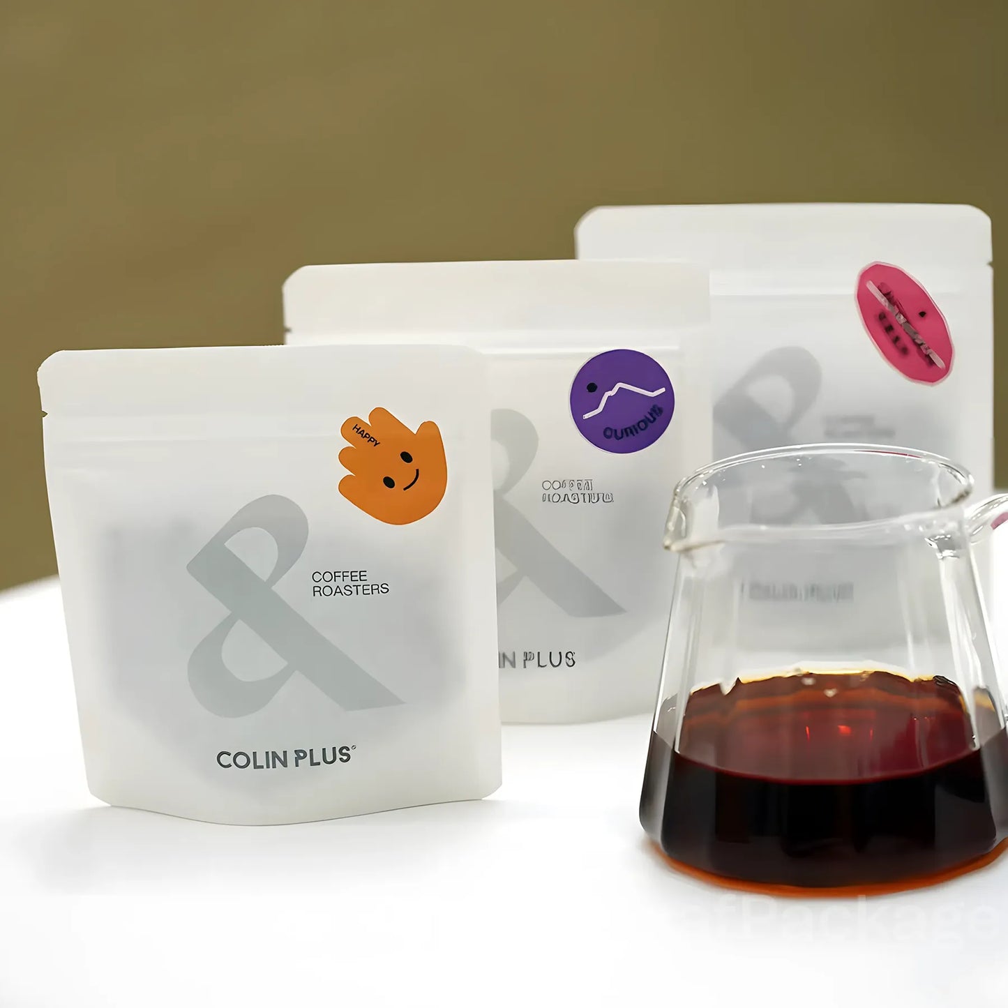 Custom Tissue Drip Coffee Bags with Hanging Ear