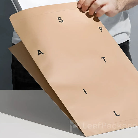 Custom Kraft Paper Gusset Mailer Bag