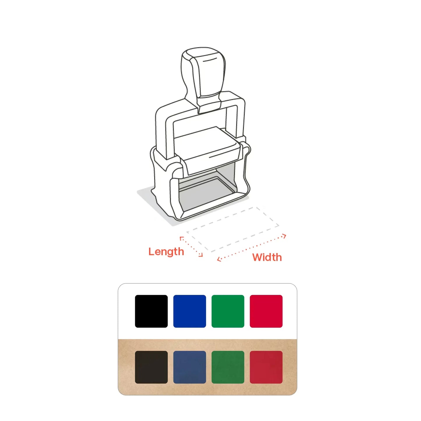 Custom Heavy-Duty Self-Inking Stamp