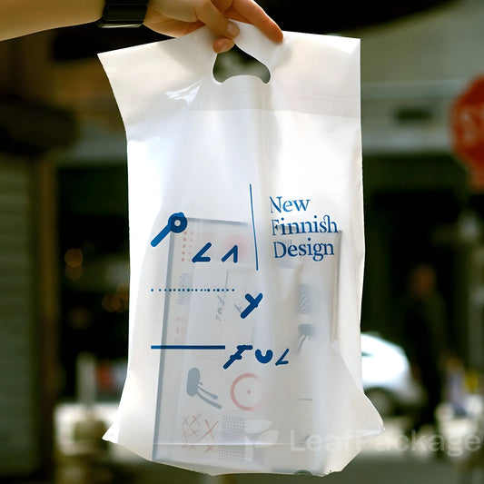 Custom Handle Plastic Courier Bags