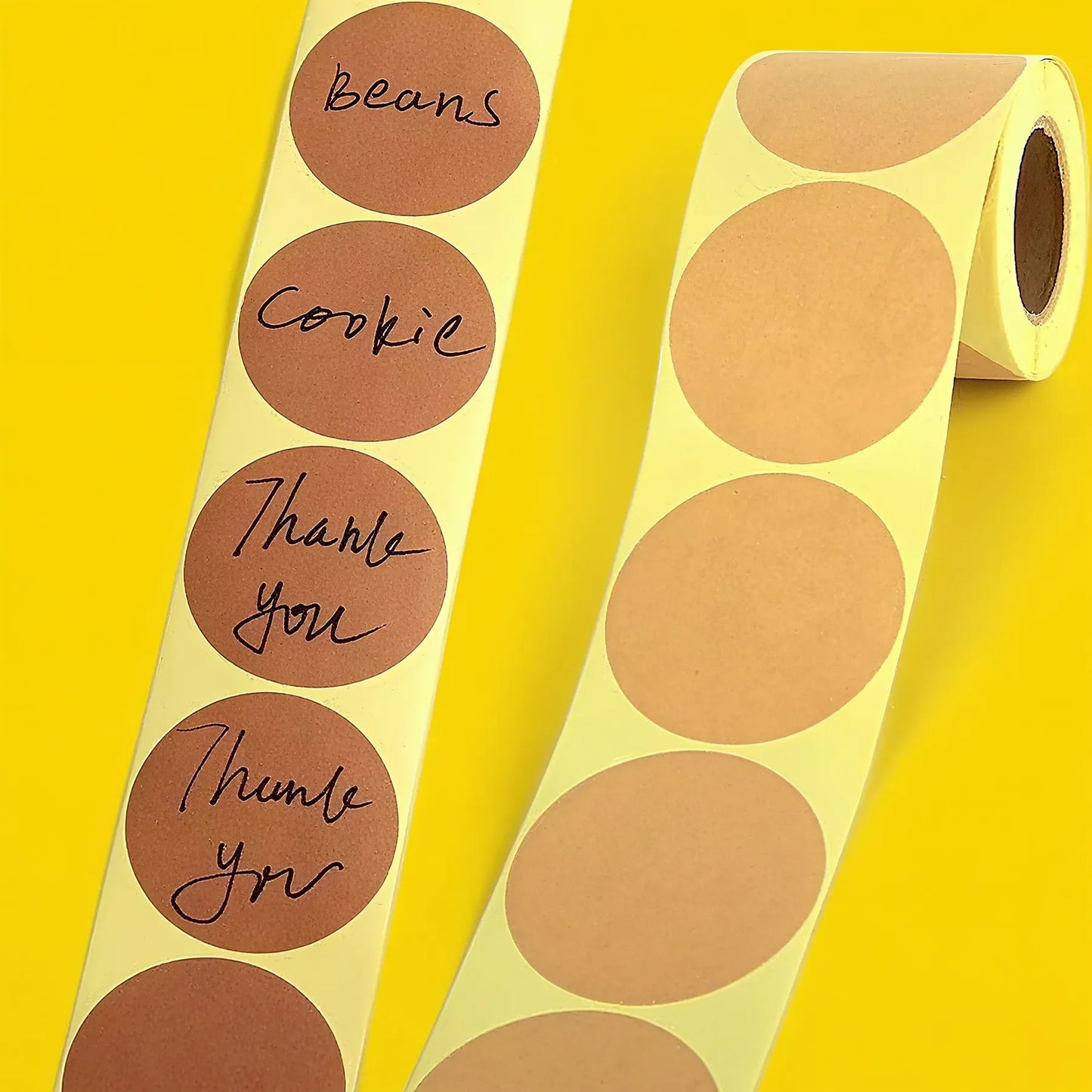 Custom Kraft Stickers