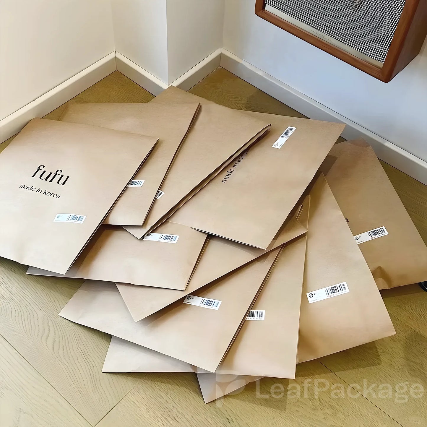 Custom Kraft Paper Gusset Mailer Bag