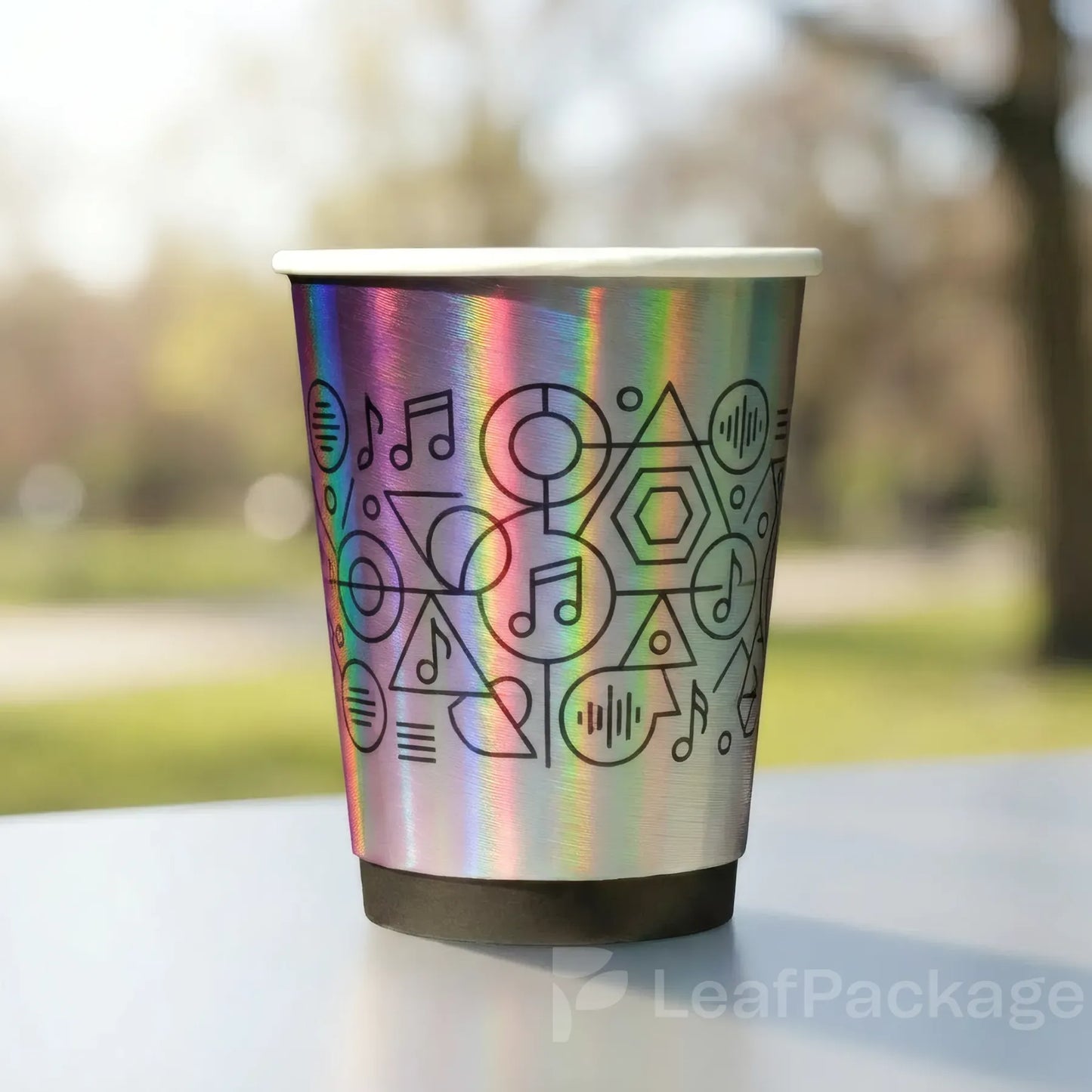 Custom Holographic Paper Coffee Cup