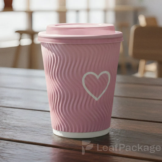 Custom Branded Corrugated Paper Coffee Cup