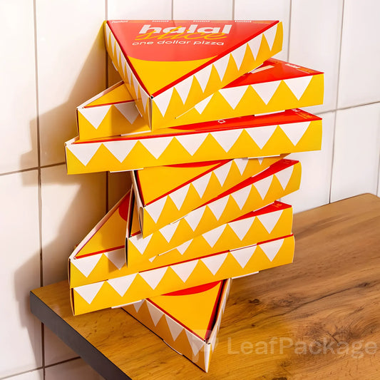 Custom Triangle Pizza Boxes for Slices