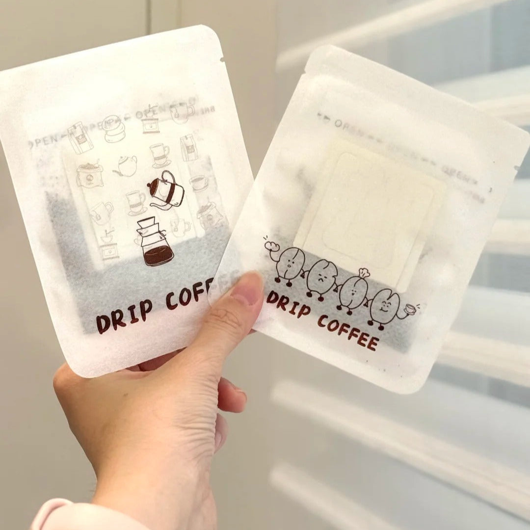 Custom Tissue Drip Coffee Bags with Hanging Ear