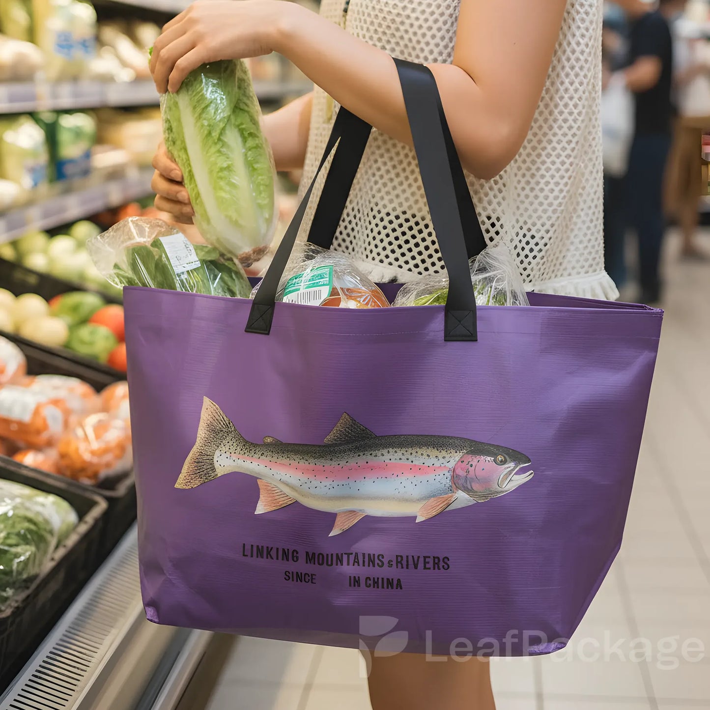 Custom Recyclable PP Tote Bags