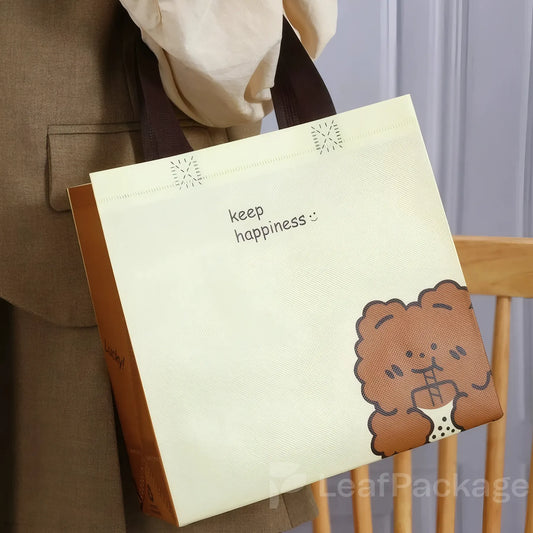 Custom Reusable Grocery Waterproof Tote Bag