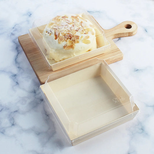 Custom Wooden Tray with PET Lid