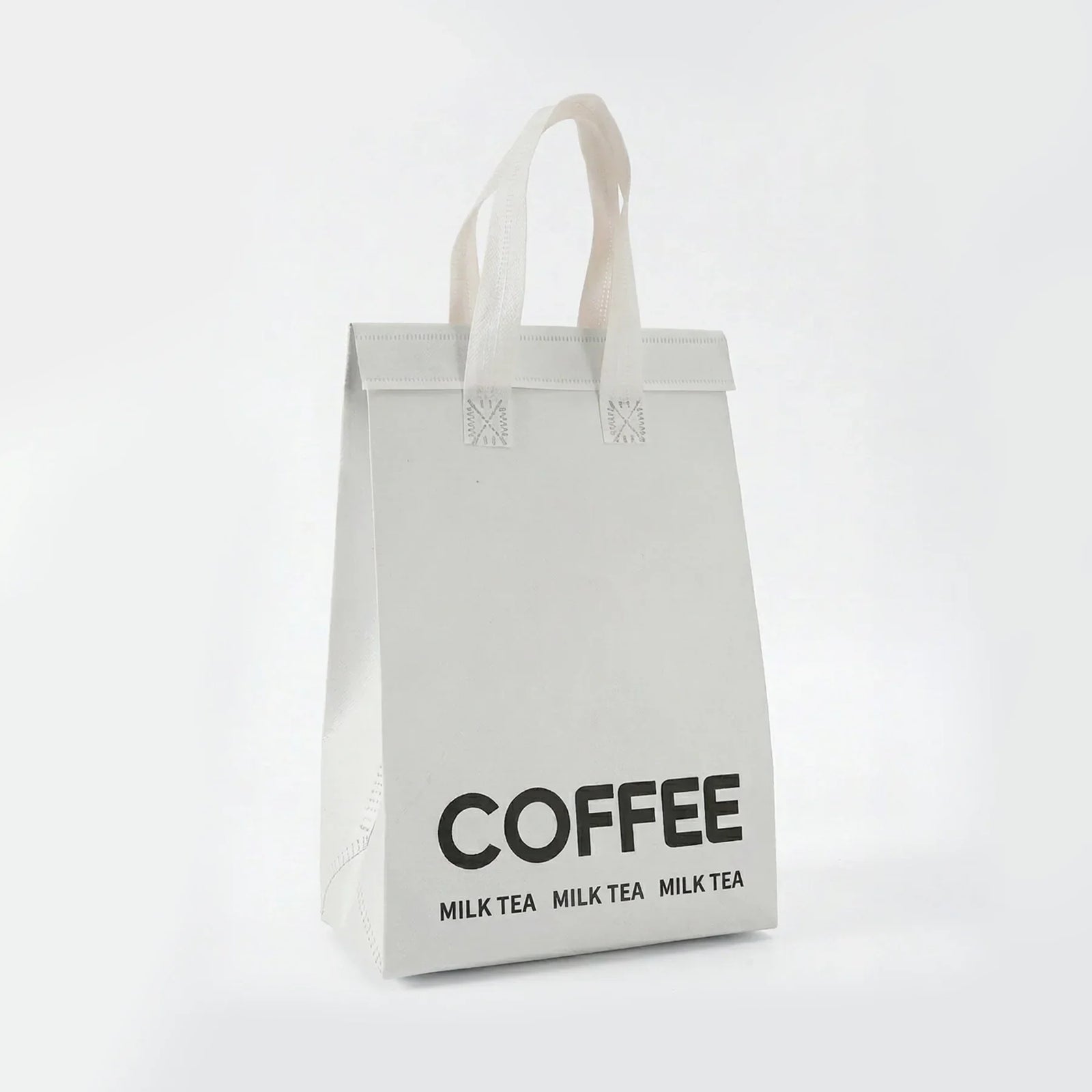 Custom insulated drink carrier cooler bag for food delivery and pickup orders