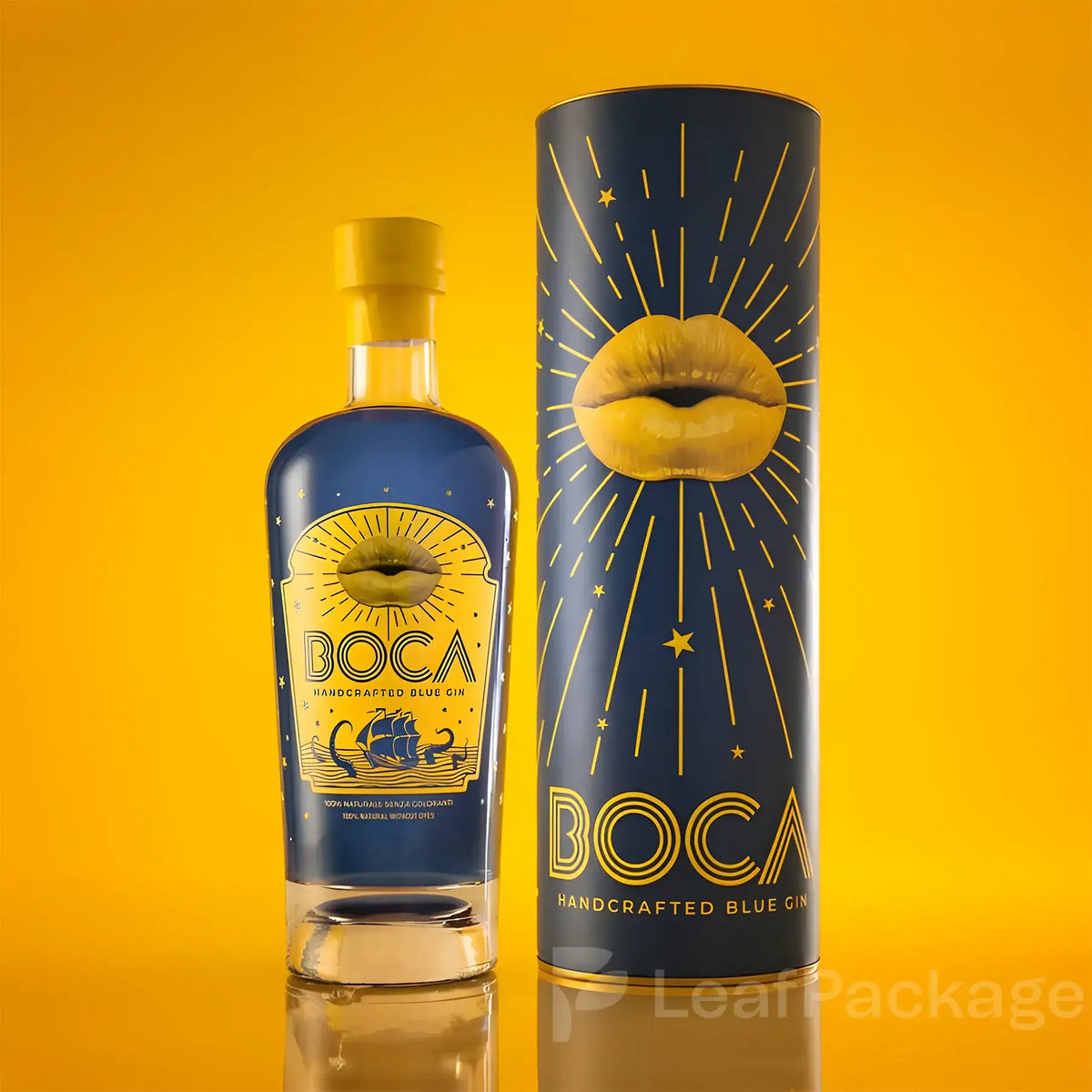 Custom wine gift paper tube for beverage gift packaging