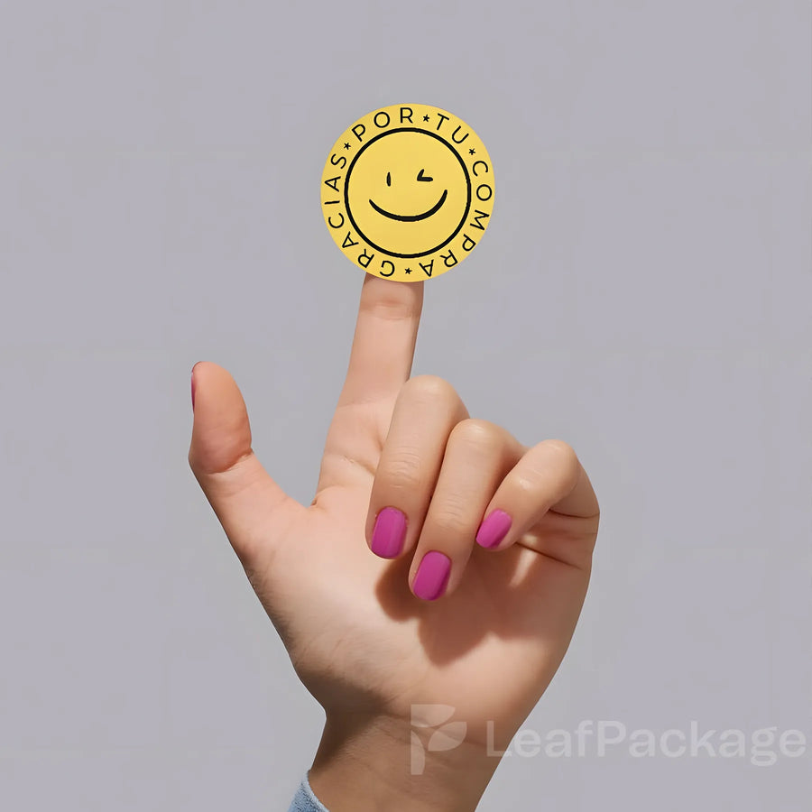 Custom sticker sheets for small business sample packaging and event packaging