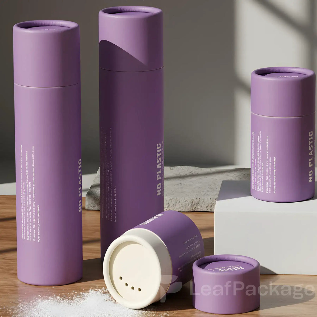 Paper spice container for small food brands