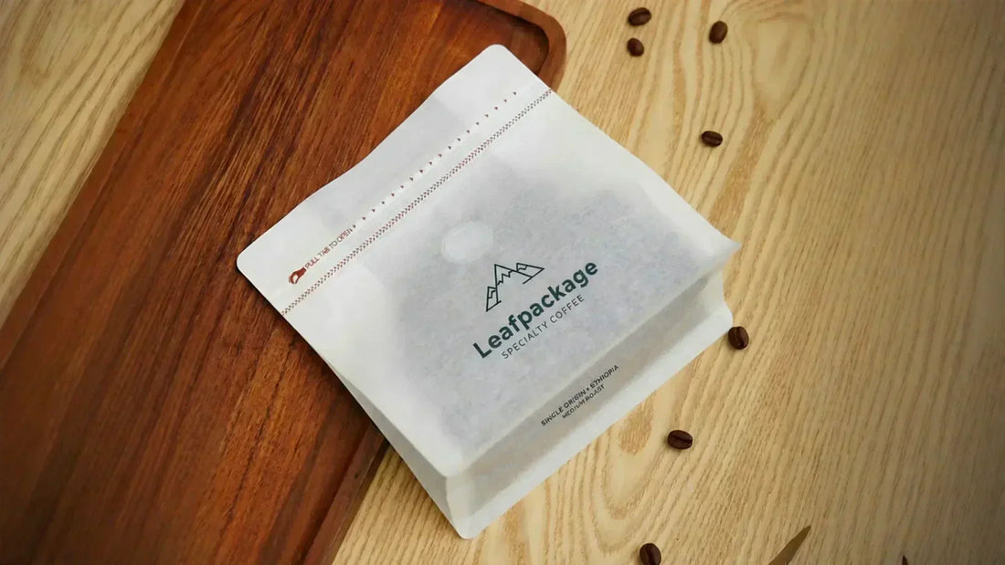 Custom Tissue Paper Coffee Bag Tips for Small Roasters