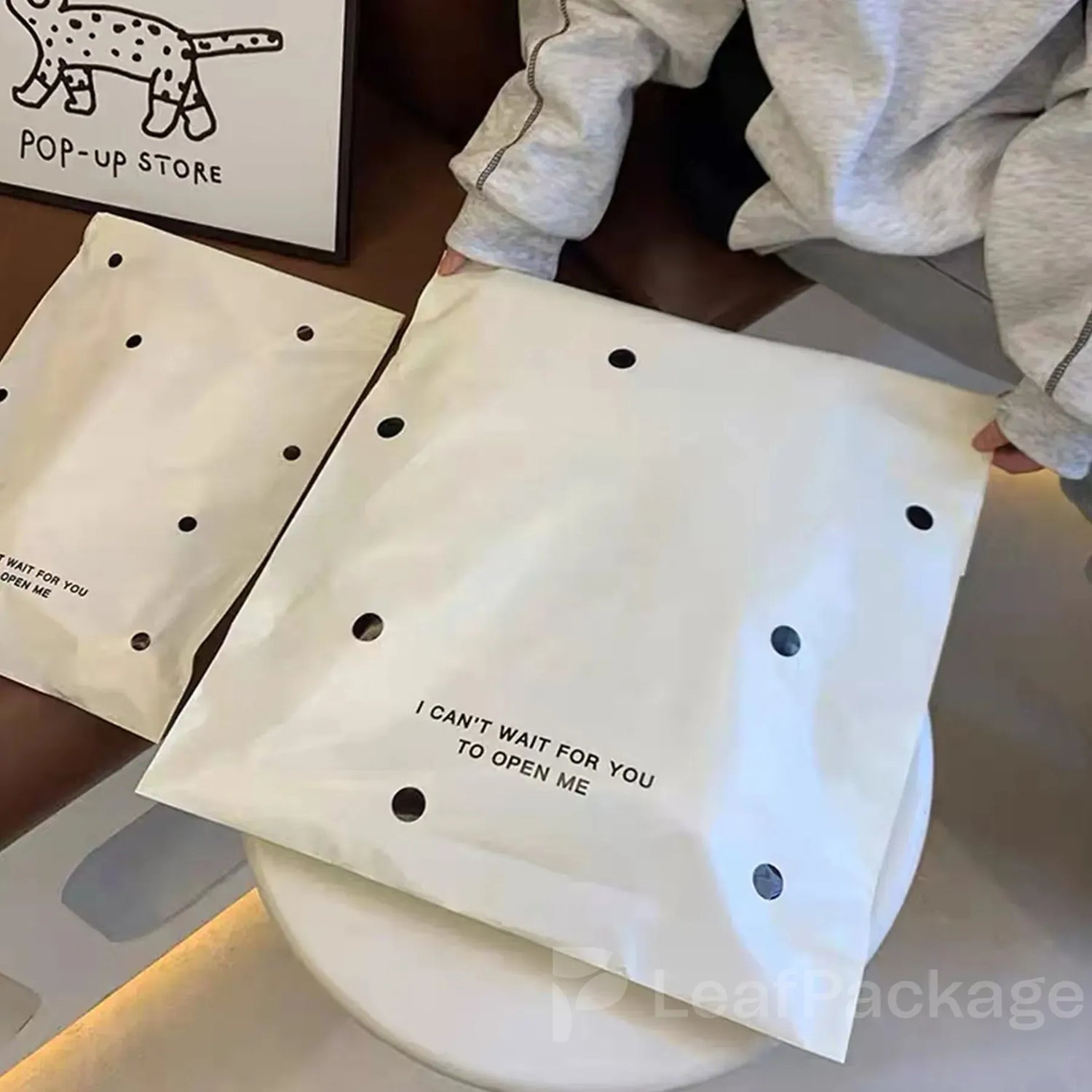 A vibrant display of customizable poly mailers in various colors and sizes. This image highlights the durable and waterproof nature of the shipping bags, perfect for e-commerce brands needing a reliable and branded packaging solution.