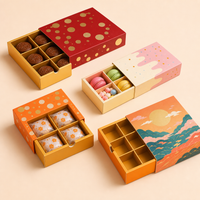 Custom drawer paper gift boxes with food-grade compartment inserts