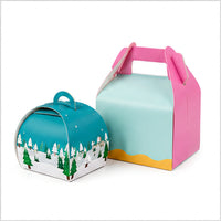 Handled cake box Model No. 1 and Model No. 2 together