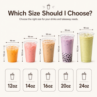 Custom Print Clear PET Plastic Cups with Logo – 98mm Rim