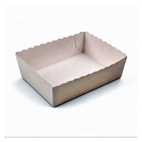 Deep open top food-grade paper bottom tray box