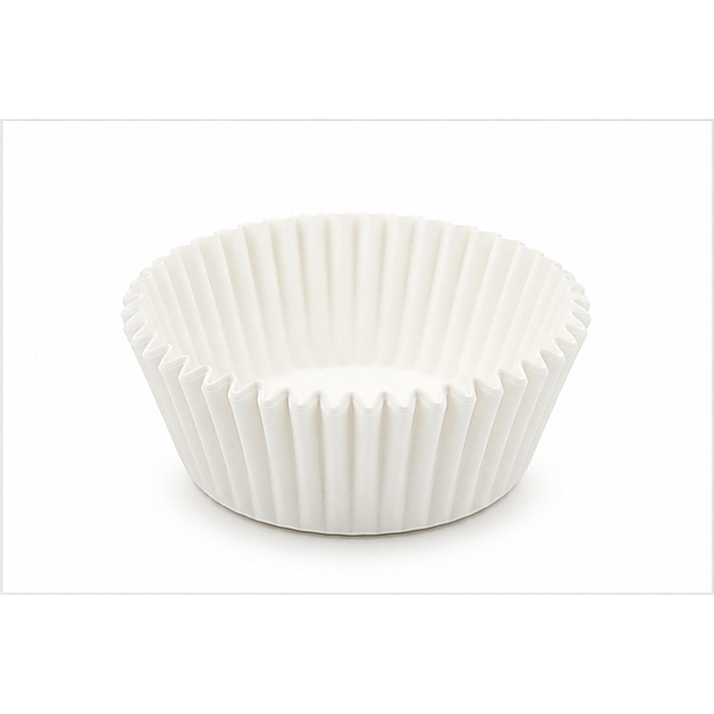 White greaseproof paper baking cup