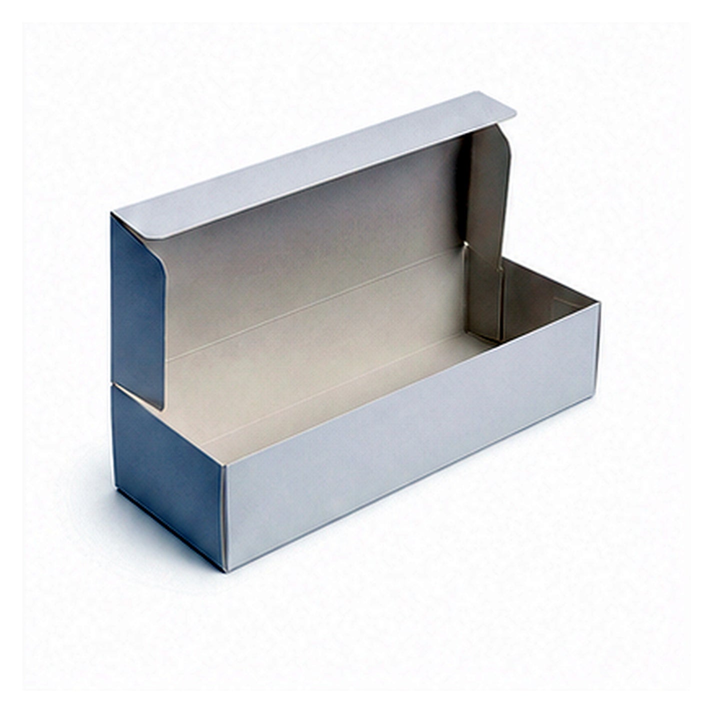 White loaf cake flip top paper box