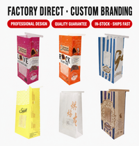 Factory-direct custom printed tin-tie paper bag examples