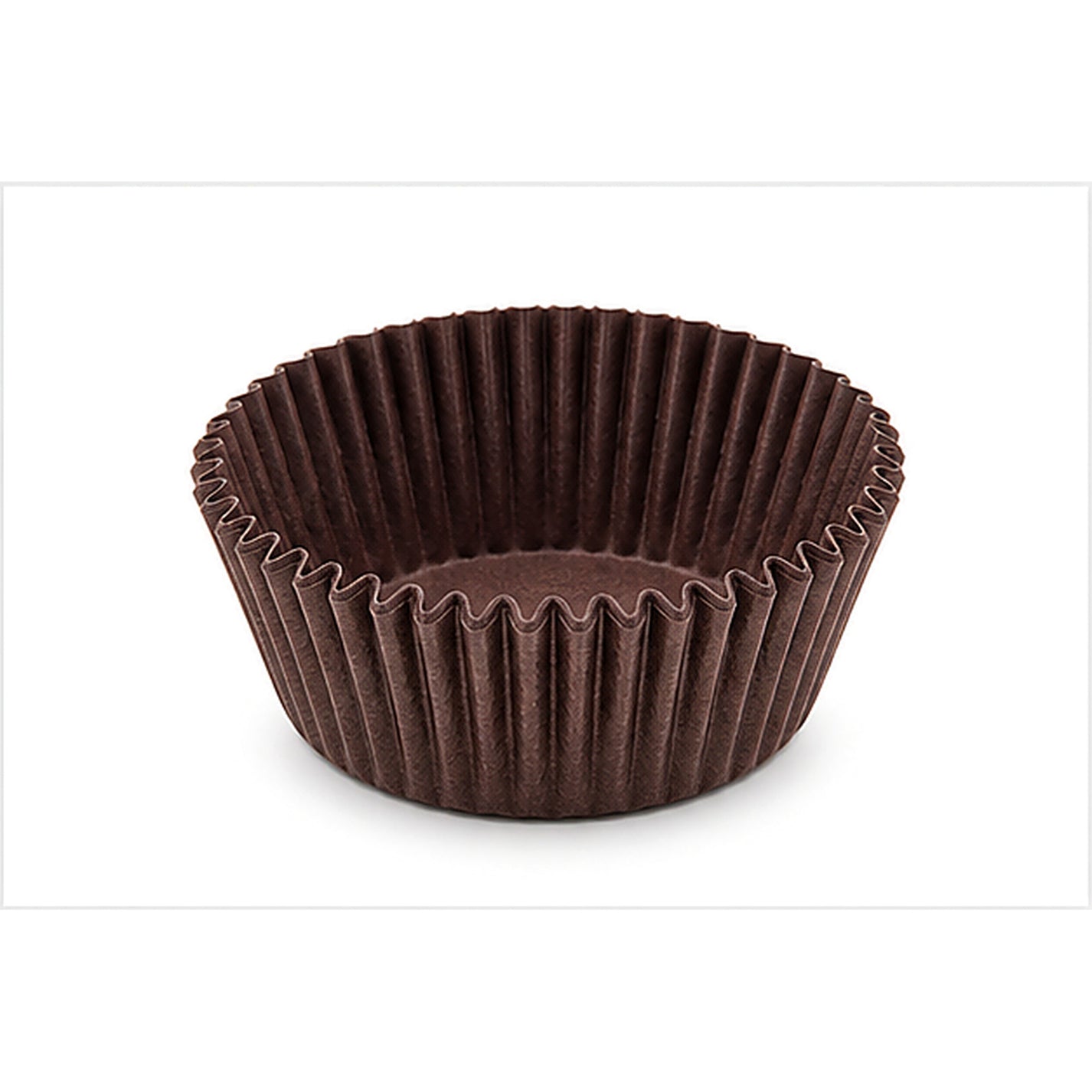 Dark brown greaseproof paper baking cup