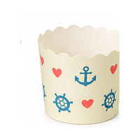 High resolution nautical cupcake baking cup