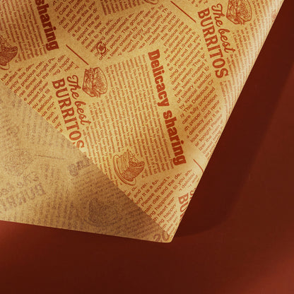 Custom Food Wrapping Paper