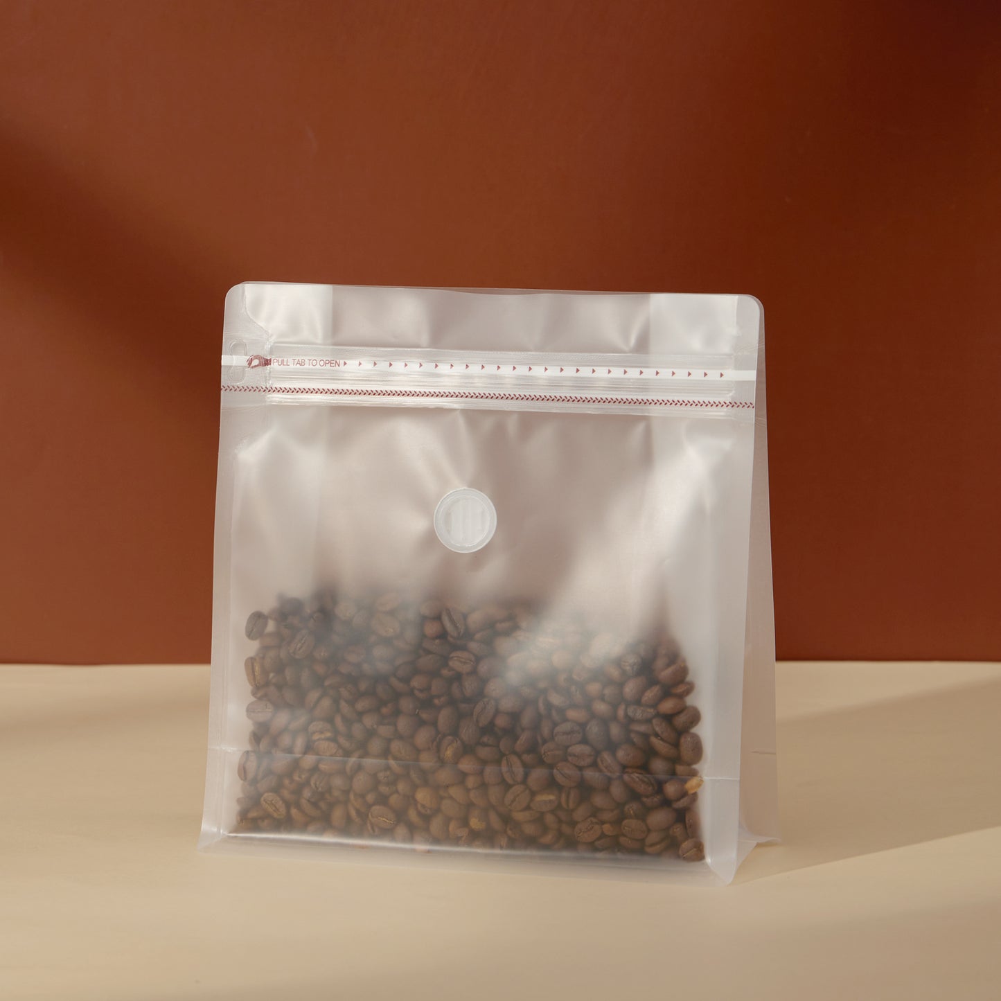 Custom Resealable Matte Coffee Bags with Valve