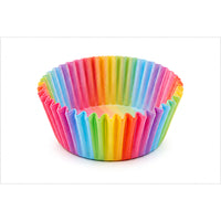 Rainbow color greaseproof paper baking cup