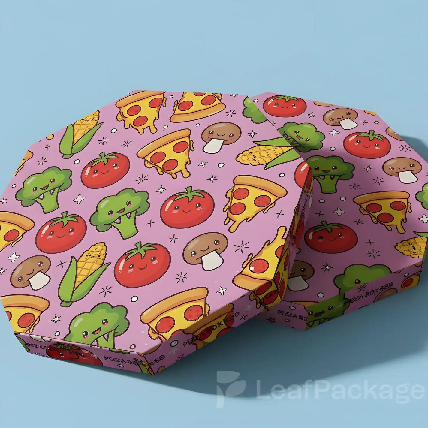 Custom Octagon Pizza Boxes