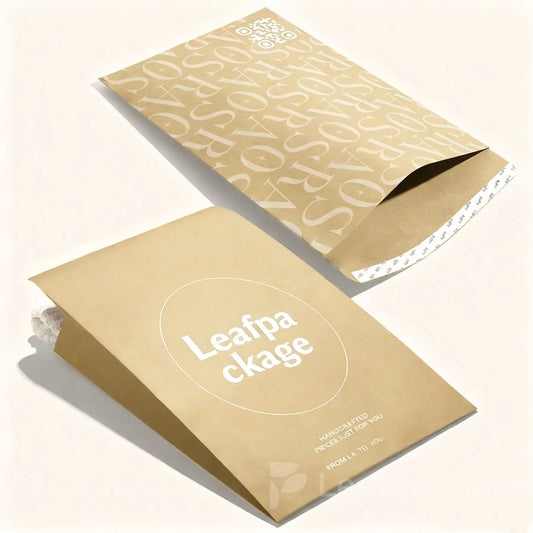 Custom Kraft Paper Gusset Mailer Bag
