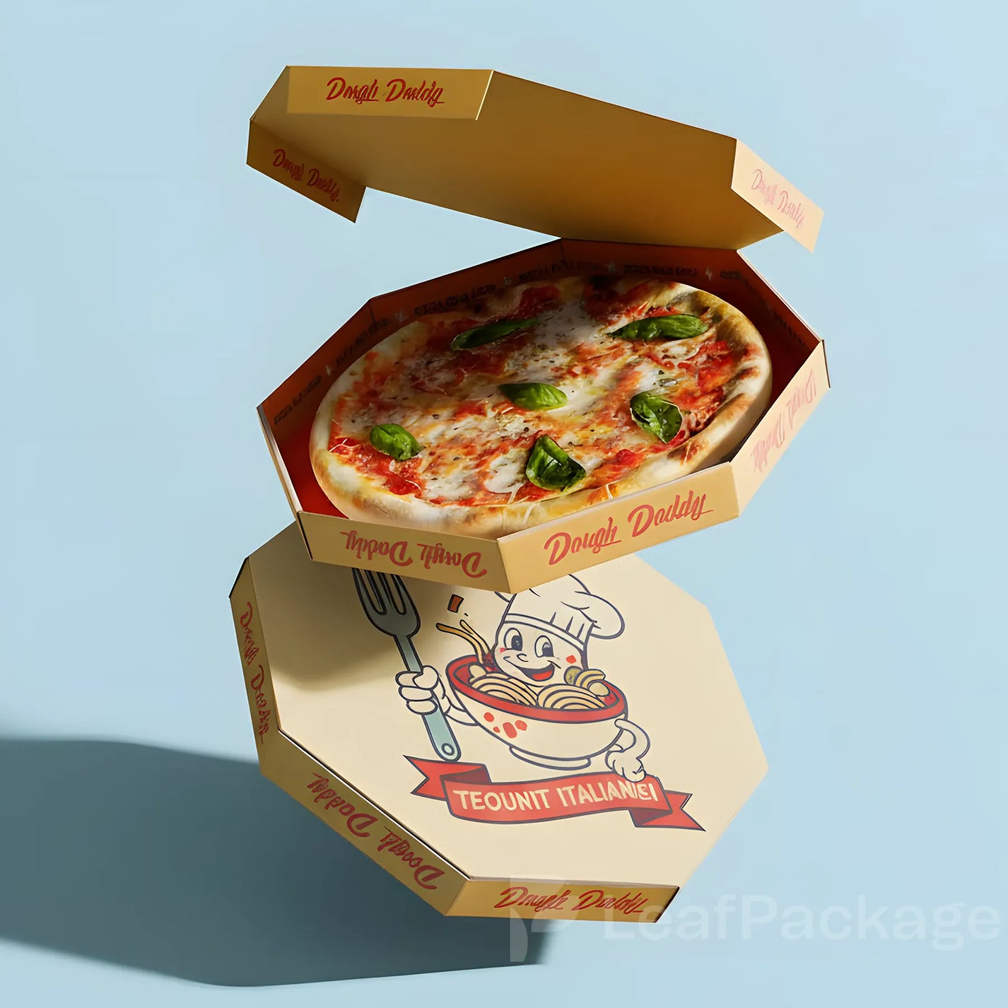 Custom Octagon Pizza Boxes