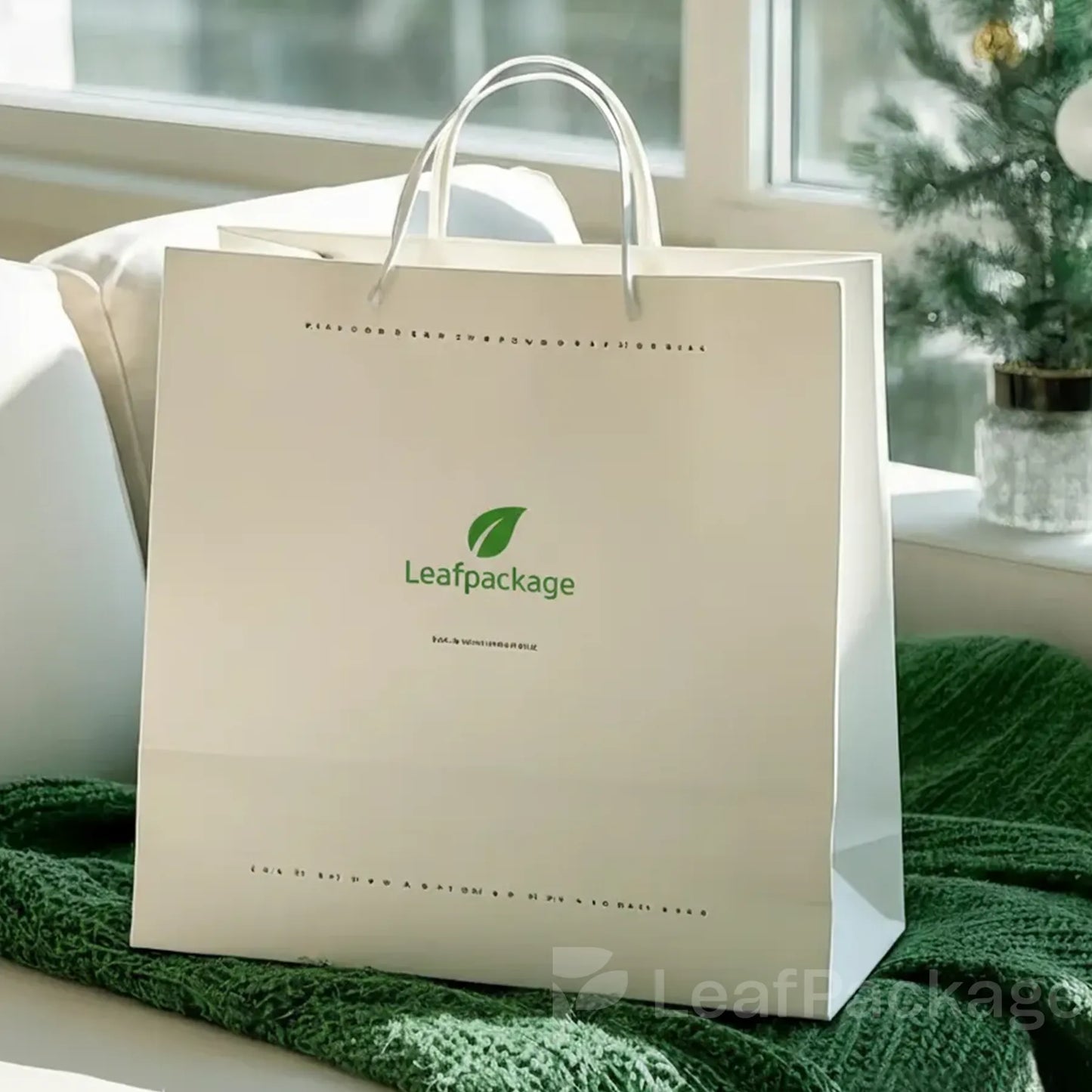 Custom Luxury Paper Shopping Bags with Handles