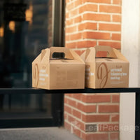 Custom Takeout Boxes with Handles