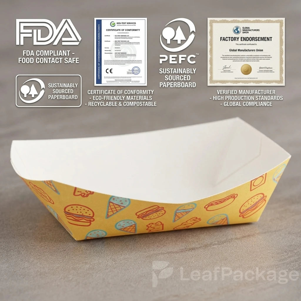 Custom Paper Food Trays