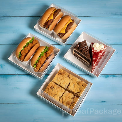 Custom Bakery Boxes with Clear Lid