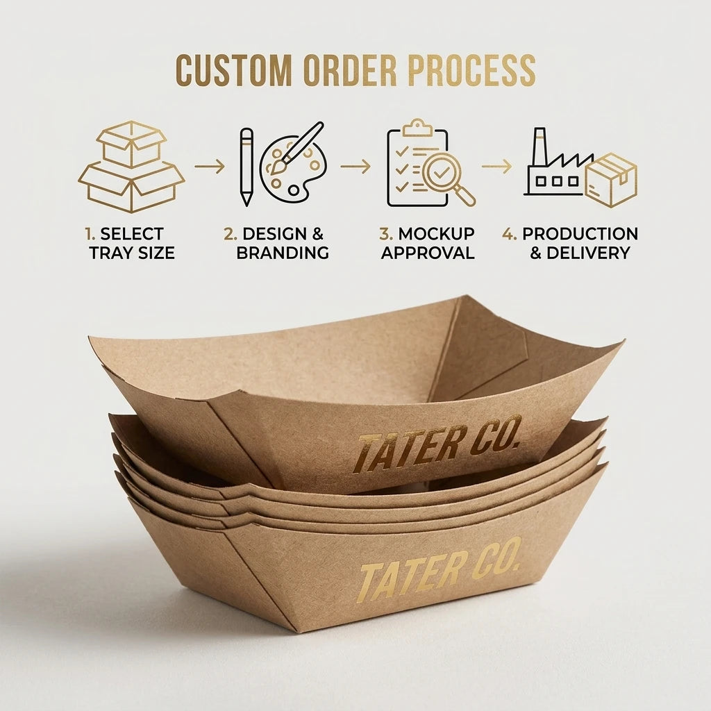 Custom Paper Food Trays