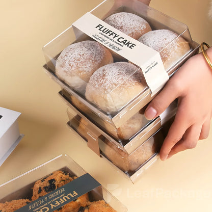 Custom Bakery Boxes with Clear Lid