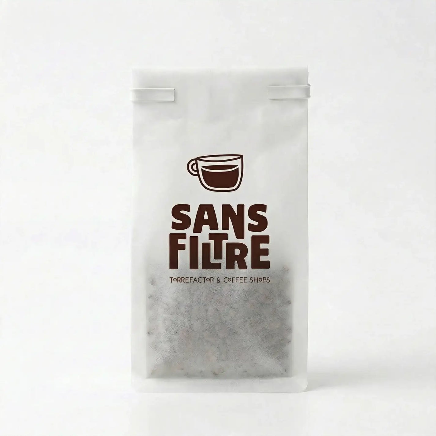 Custom Tissue Paper Tin Tie Coffee Bags
