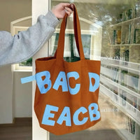 Custom Bubble Cotton Tote Bag