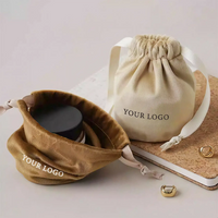 Custom Velvet Drawstring Bucket Bag