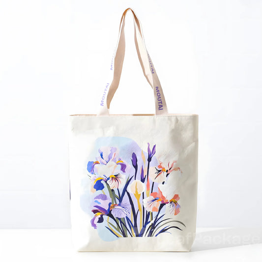 Custom Vertical Tyvek Tote Bag