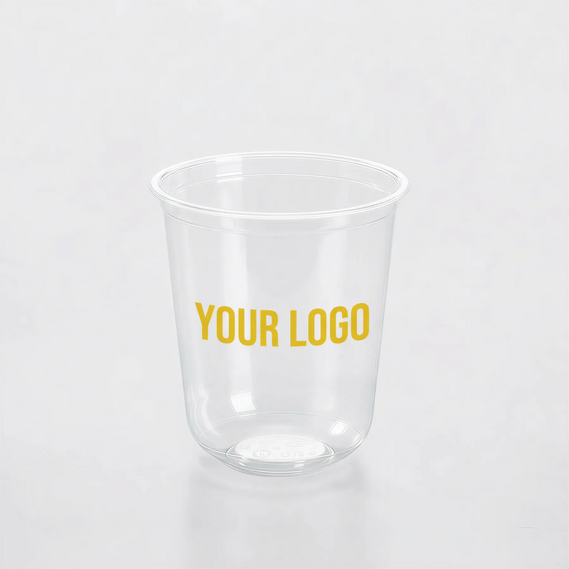 10oz Custom Recyclable U-Shaped Cups