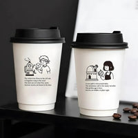 10oz Custom Double Wall Paper Coffee Cups