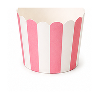 High resolution pink stripe cupcake baking cup