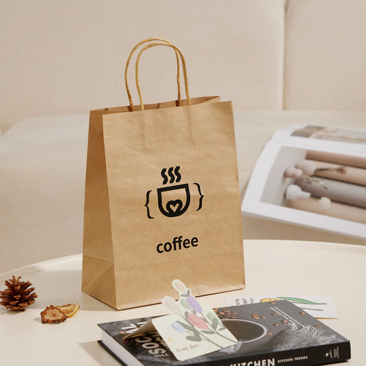 Custom Kraft Paper Bags with Handles