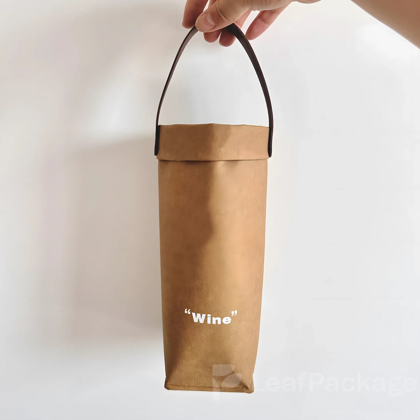 Custom Kraft Paper Wine Bag